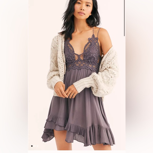 Free People grey dress medium - Picture 2 of 10